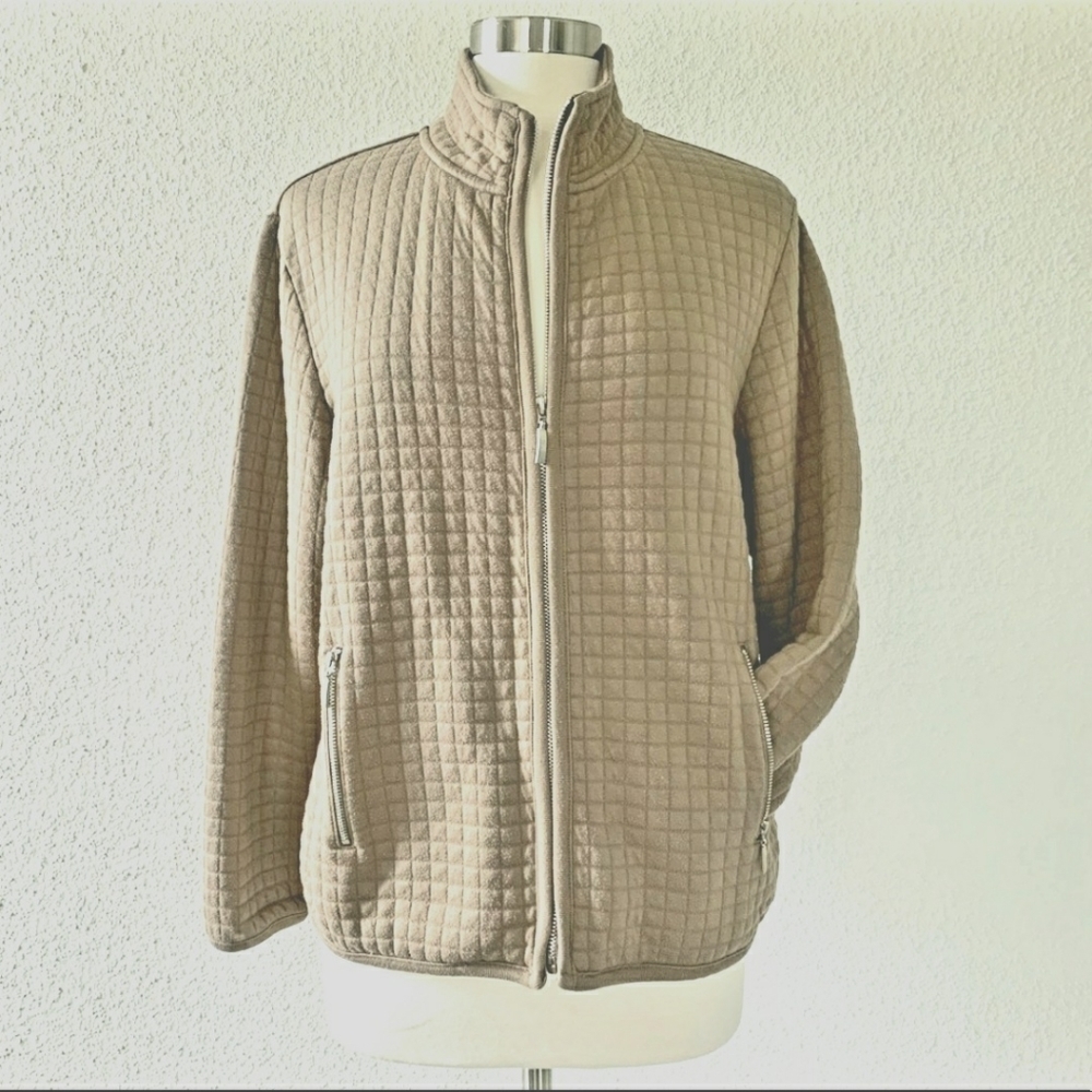 🧥 KAREN SCOTT Sport Zip-Up Front Quilted Jacket - Picture 2 of 7